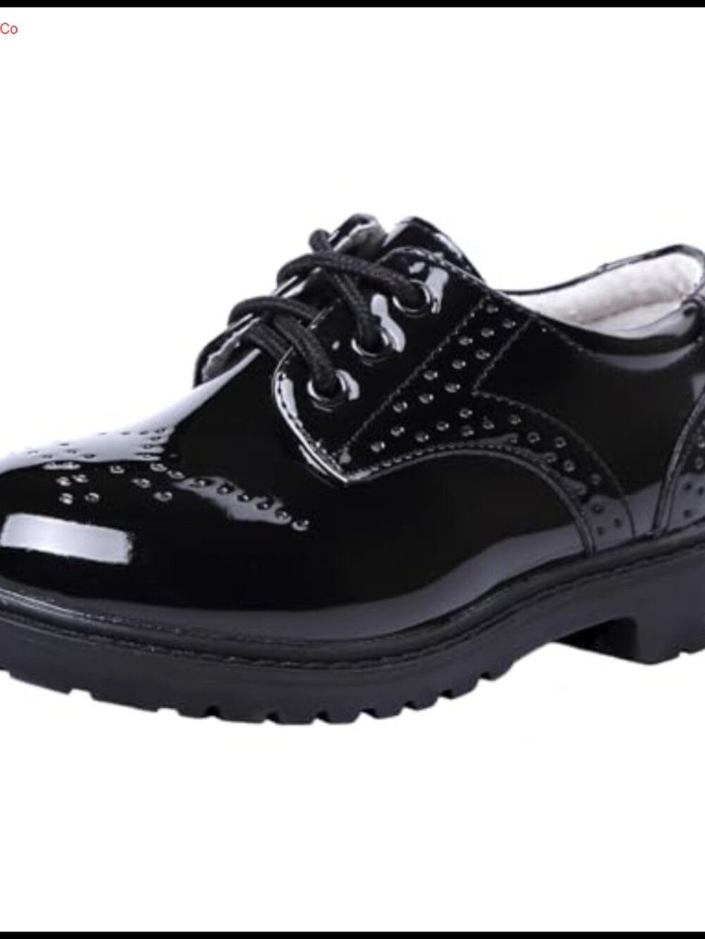 Kids Lace-Up Oxford Dress Shoes School Uniform Memory Foam Non-Slip